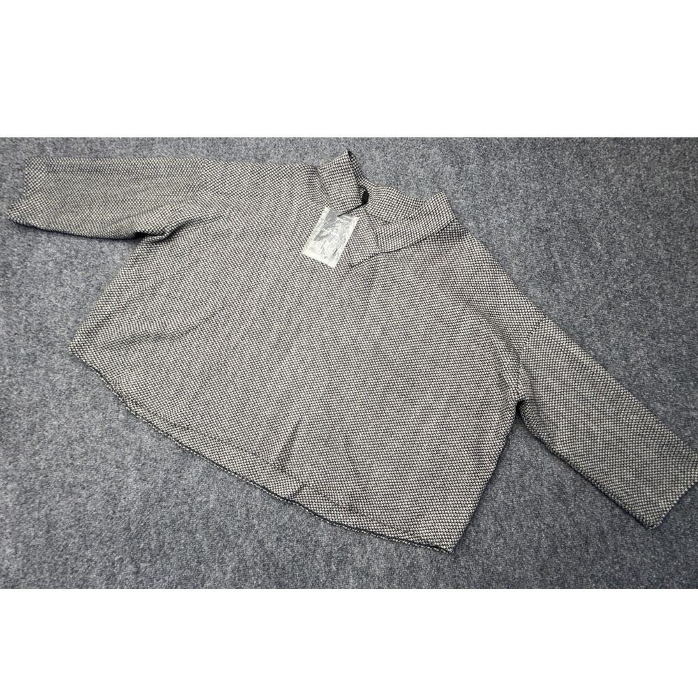 Giorgio Armani Womens IT 40 Gray Wool Alpaca Knit Sweater Made in Italy NWT NEW